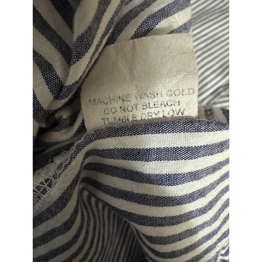 Kendall & Kylie Dress Womens Medium Blue White Striped Tie Back Tank Mini USA - Picture 10 of 10